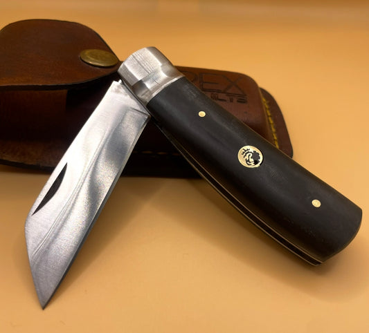 POACHER KNIFE - SINGLE BLADE (BUFFALO HORN)